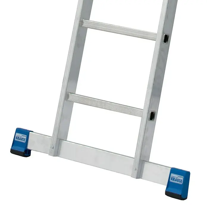 Krause Stabilo Sprossen-Gelenk-Combileiter - Arbeitshöhe: 4,4 mm, 4 x 3 Sprossen, Aluminium - Detailaufnahme
