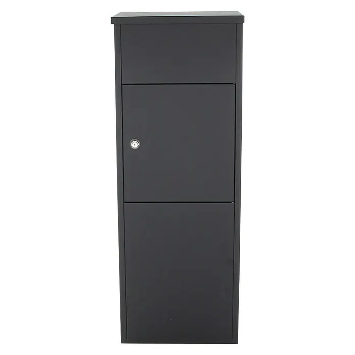 Rottner Paketbox Parcel Keeper - L x B x H: 230 x 380 x 1.050 mm, Geeignet für: Pakete bis 310 x 290 x 155 mm - Vorderansicht