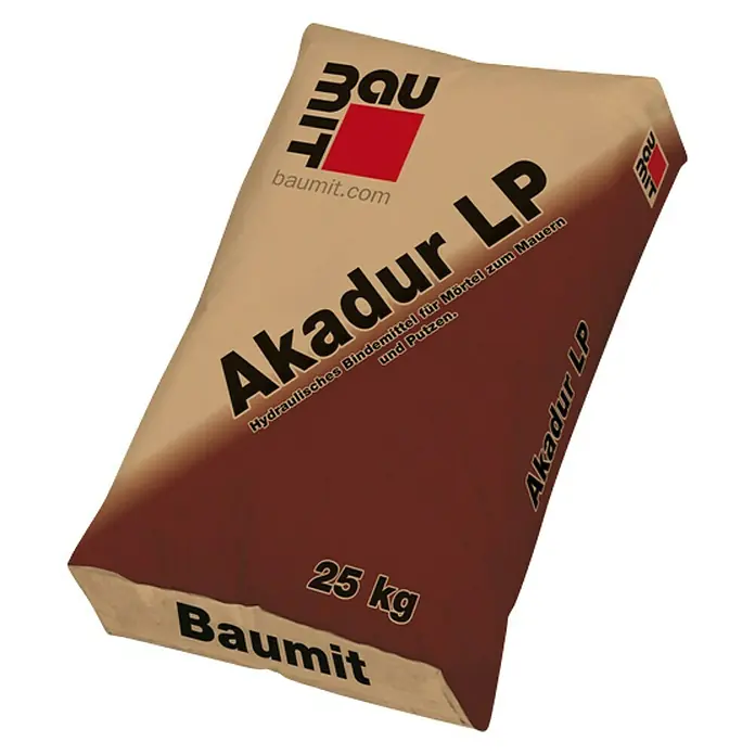 Baumit Bindemittel Akadur LP - 25 kg - Diagonale Ansicht