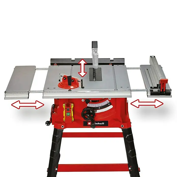 Einhell Sierra circular de mesa TC-TS 2225 U - 2.200 W, Diámetro hoja de sierra: 254 mm - Primer plano