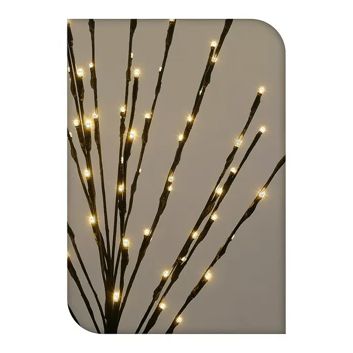LED-Deko-Baum - Außen, 80-flammig, Kabellänge: 7,5 m, Lichtfarbe: Warmweiß - Detailaufnahme