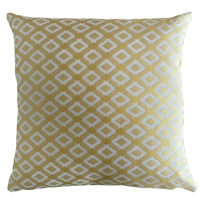 Cojín Phlox - Oro, 45 x 45 cm, 75 % poliéster, 25 % algodón - Vista frontal