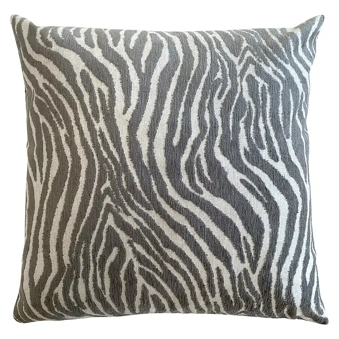 Cojín Odín - Gris, 45 x 45 cm, 85 % poliéster, 15 % algodón - Vista frontal