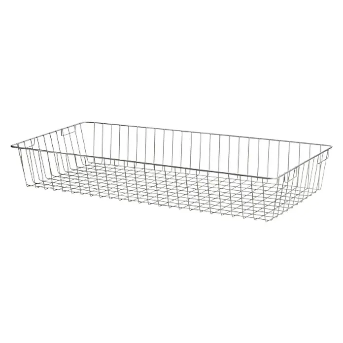 Dolle Cesta de rejilla - L x An x Al: 410 x 795 x 120 mm, Gris - Vista angular