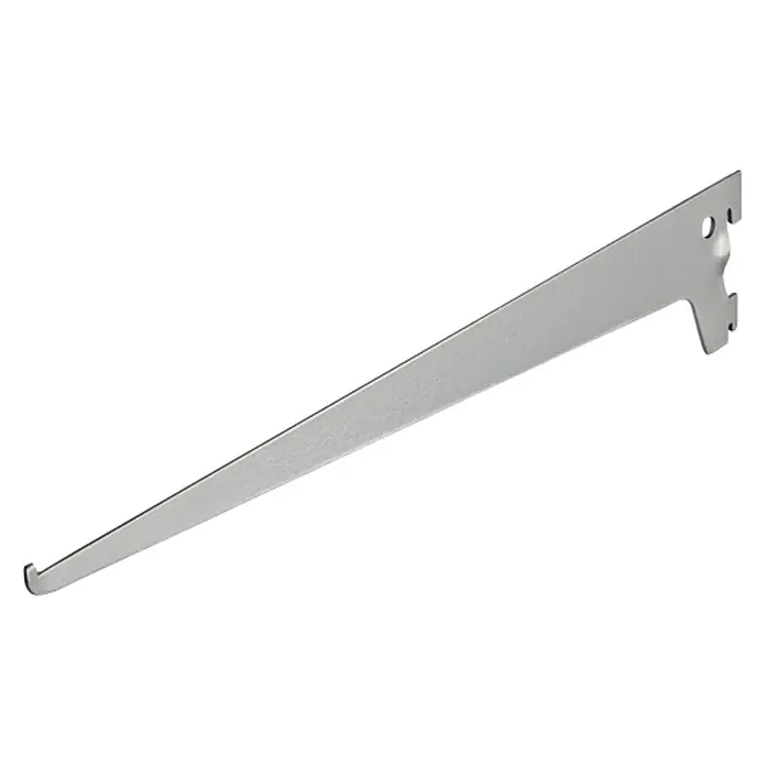 Dolle Regalträger - Länge: 40 cm, Belastbarkeit: 55 kg, Grau - Linke Seitenansicht