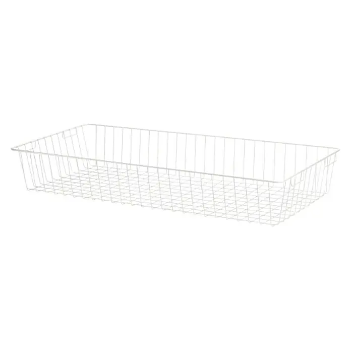 Dolle Cesta de rejilla - L x An x Al: 410 x 795 x 120 mm, Blanco - Vista angular