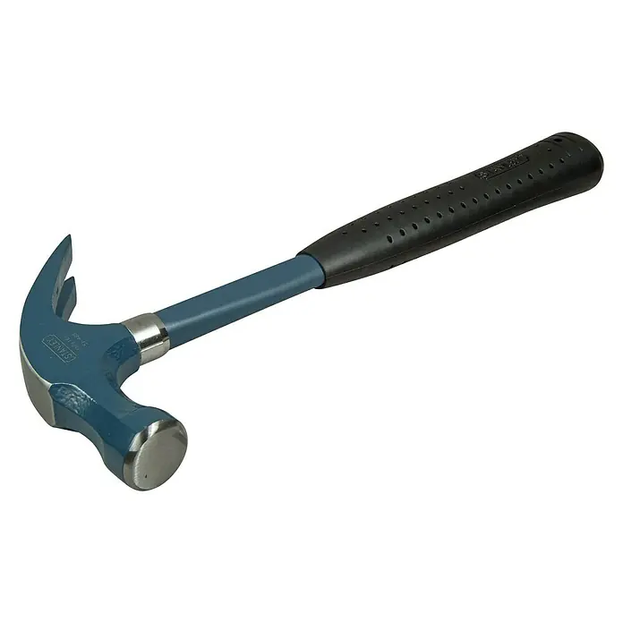 Stanley Klauwhamer Blue Strike 450 gr - 450 g, Staal - Diagonaal zicht