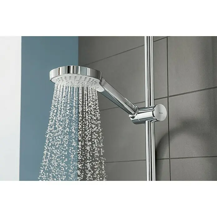 Hansgrohe Croma E Duschsystem Showerpipe 280 1jet Varia - Mit Thermostatarmatur, Lochabstand: 80 cm - 90 cm, Anzahl Strahlarten: 4 Stk., Chrom - Stimmungsaufnahme
