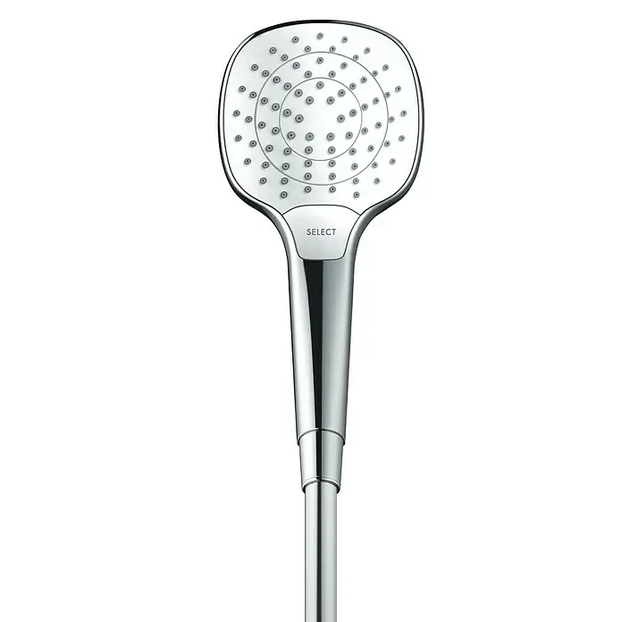 Hansgrohe Croma E Duschsystem Showerpipe 280 1jet Varia - Mit Thermostatarmatur, Lochabstand: 80 cm - 90 cm, Anzahl Strahlarten: 4 Stk., Chrom - Vorderansicht