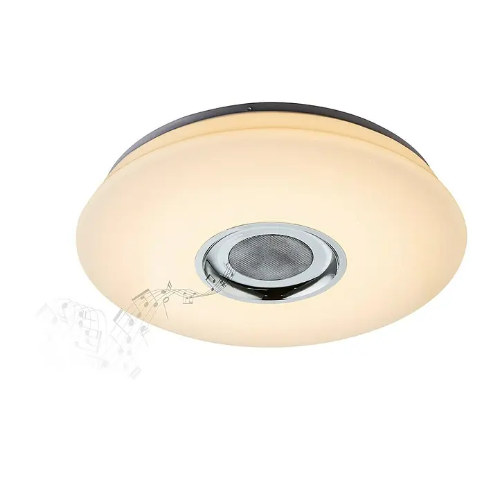 Okrugla stropna LED svjetiljka Melodia - 24 W, Bijele boje, RGB - Pogled odozdo