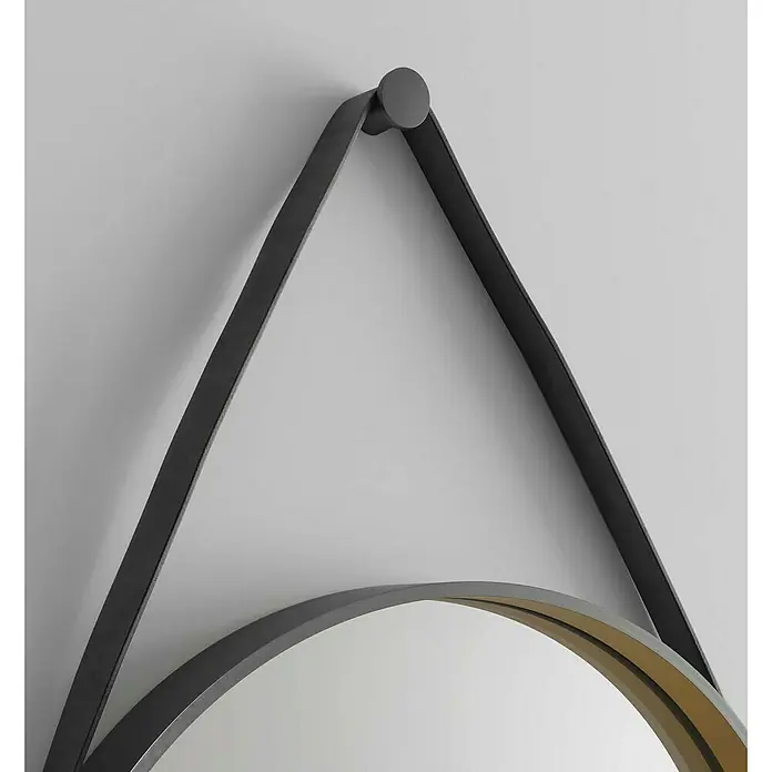 DSK Wandspiegel Golden Style - 55 cm, Schwarz - Detailaufnahme