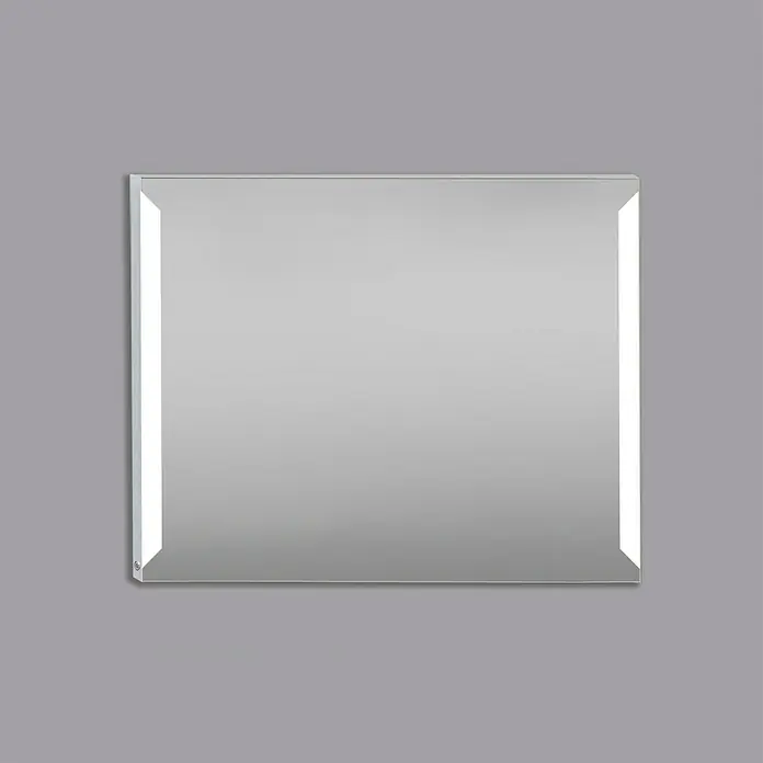 Camargue Espejo con luz LED Daphne - An x Al: 100 x 80 cm, Color del marco: Plateado, Transformador - Vista superior