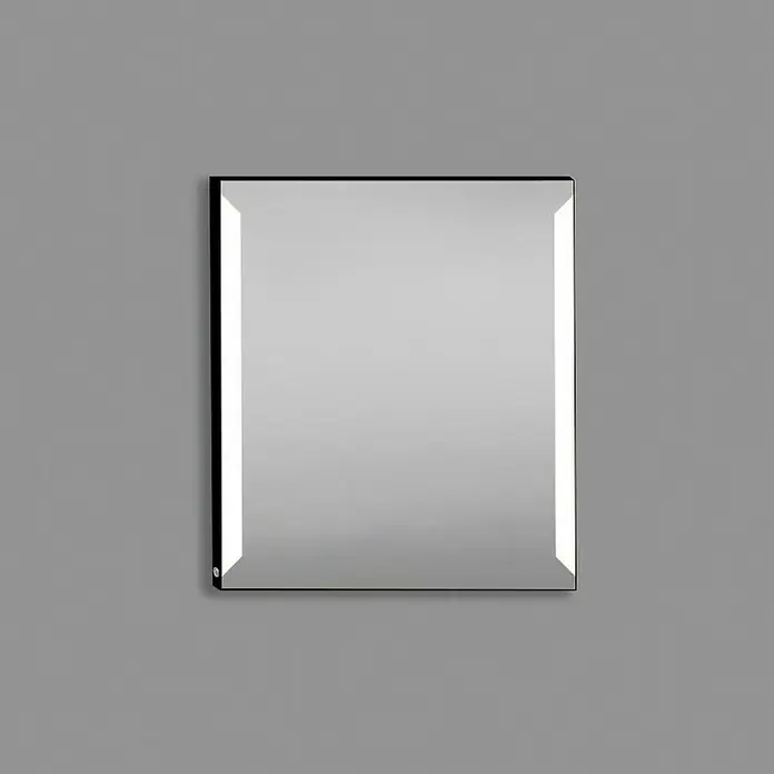 Camargue Espejo con luz LED Daphne - An x Al: 60 x 80 cm, Color del marco: Negro, Transformador - Vista superior