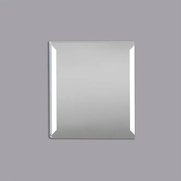 Camargue Espejo con luz LED Daphne - An x Al: 60 x 80 cm, Color del marco: Plateado, Transformador - Vista superior