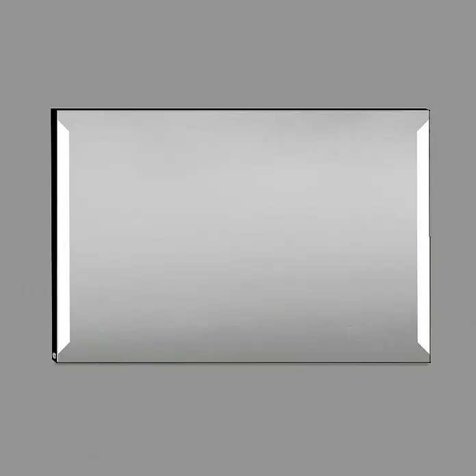 Camargue Espejo con luz LED Daphne - An x Al: 120 x 80 cm, Color del marco: Negro, Transformador - Vista superior