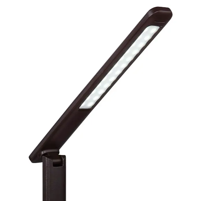 Globo Stolna LED svjetiljka - 7 W, D x Š x V: 55 x 14 x 59 cm, Smeđe boje, Hladna bijela - Pogled s desne strane