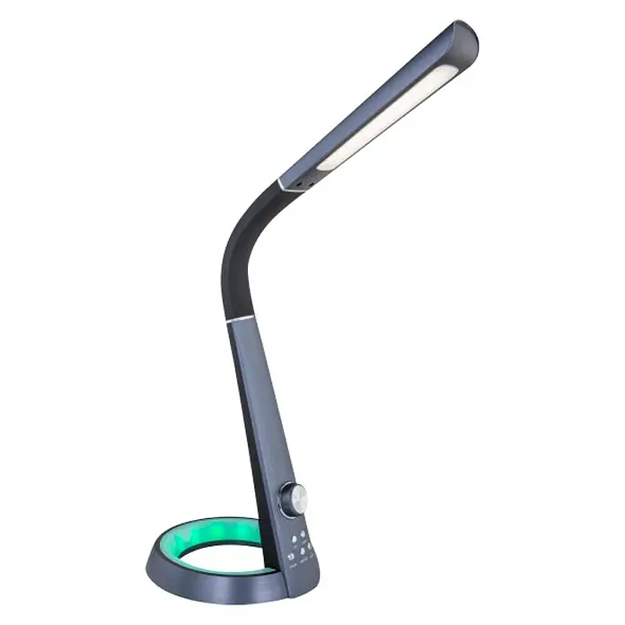 Globo LED-Tischleuchte Mitti - 8 W, L x B x H: 34,3 x 18,3 x 64 cm, Schwarz, Kaltweiß - Rechte Seitenansicht