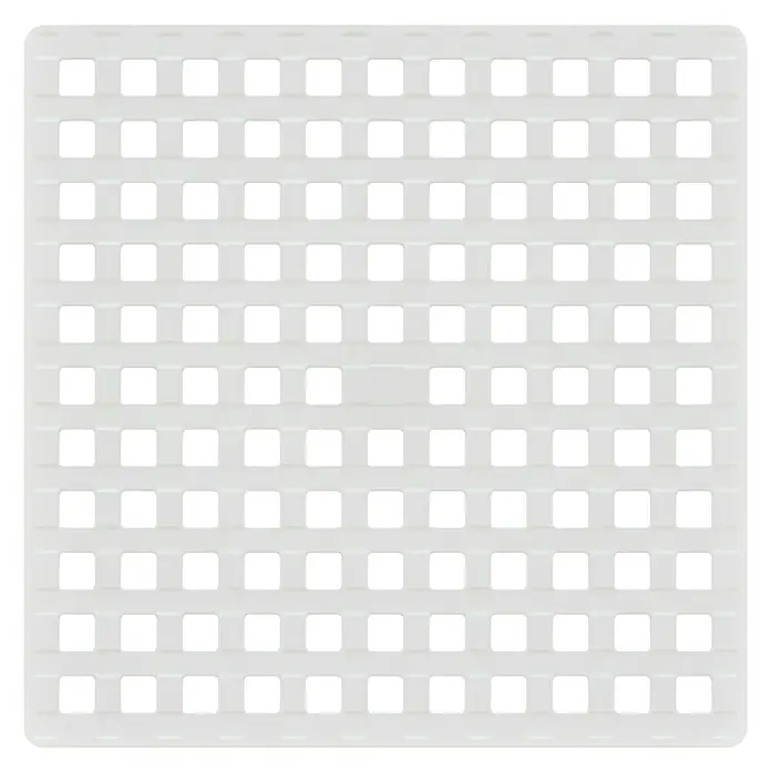 Diaqua Podloga za tuš kabinu - D x Š: 53 x 53 cm, PVC, Bijele boje - Pogled odozgo