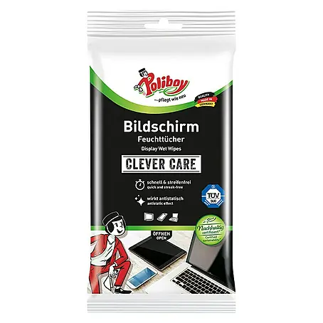 Poliboy  Feuchttücher Bildschirm