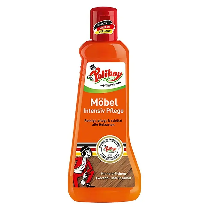 Poliboy Möbelpflege Intensiv - 200 ml, Flasche - Vorderansicht