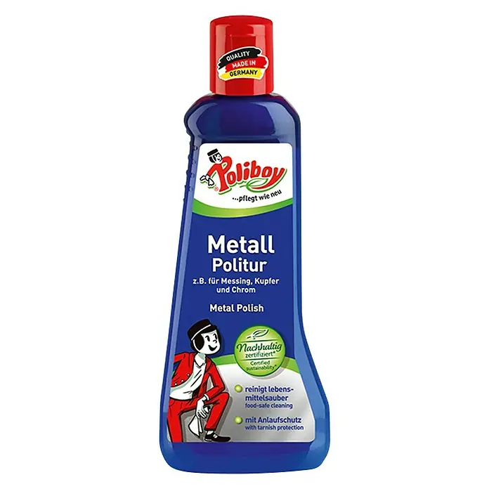 Poliboy Politur Metall - 200 ml, Flasche - Vorderansicht