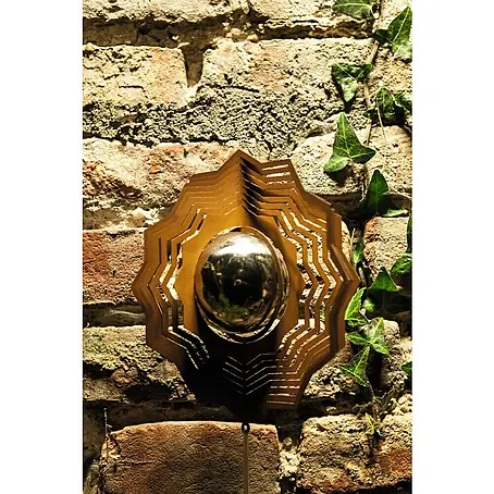 Ferrum Art Design  Gartendeko Windspiel mit Kugel