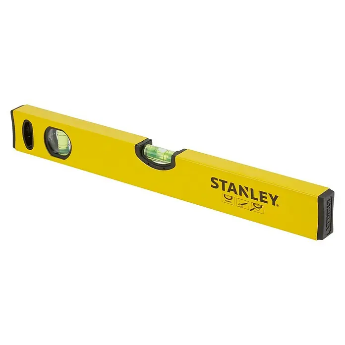 Stanley Nivel de burbuja STHT1-43102 - Largo: 40 cm, Número de niveles de burbuja: 2 ud. - Vista de perfil derecho