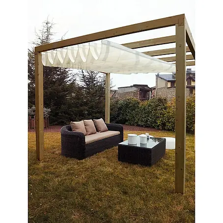 Pérgola con toldo corredero Green Eco