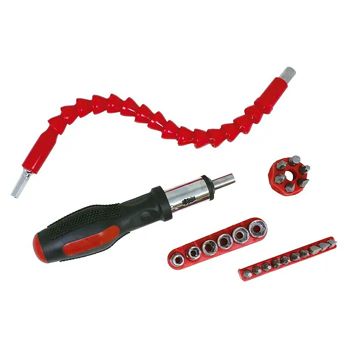 Zubehör-Set Flexible Driver - 24 -tlg. - Ansicht von oben