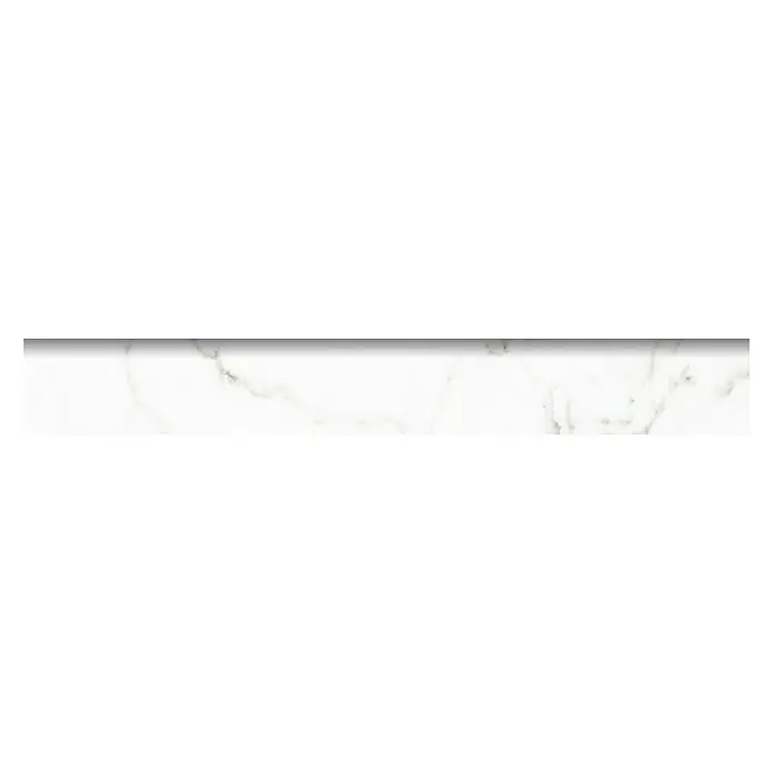 Zócalo cerámico Palatina Mate - 8 x 60,5 cm, Blanco - Vista descendente