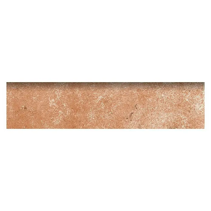 Zócalo cerámico Zafra - 8 x 34 cm, Teja - Vista descendente