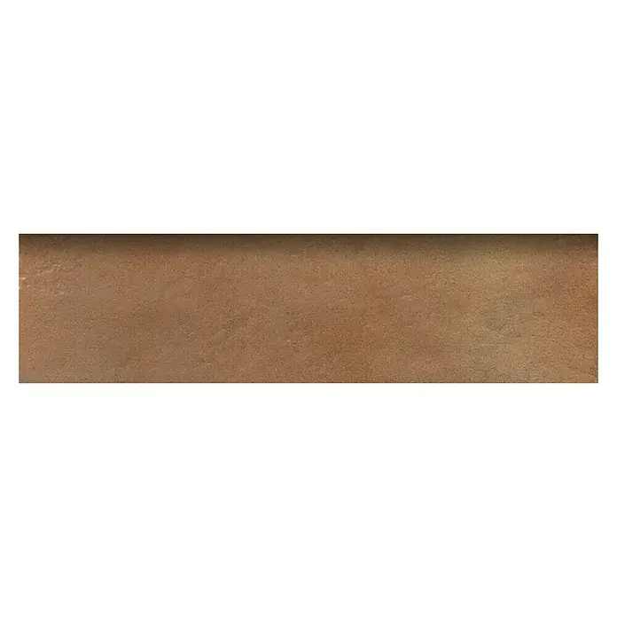 Zócalo cerámico Aguaviva Antislip - 8 x 33 cm, Teja - Vista descendente