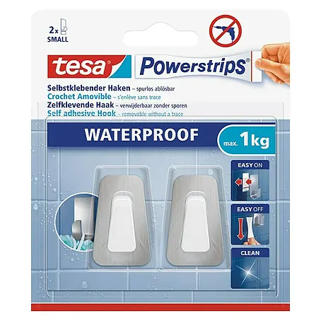 Tesa Powerstrips Muurhaak 2 x Small