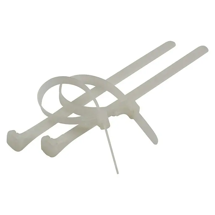 BAUHAUS Kabelbinder - Natur, L x B: 300 x 7,2 mm, 25 Stk. - Diagonale Ansicht