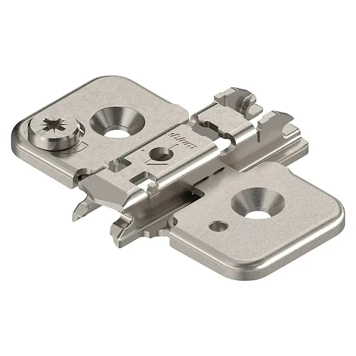Blum Montageplatte SB-2 PE für Möbelscharniere - 2 Stk. - Diagonale Ansicht