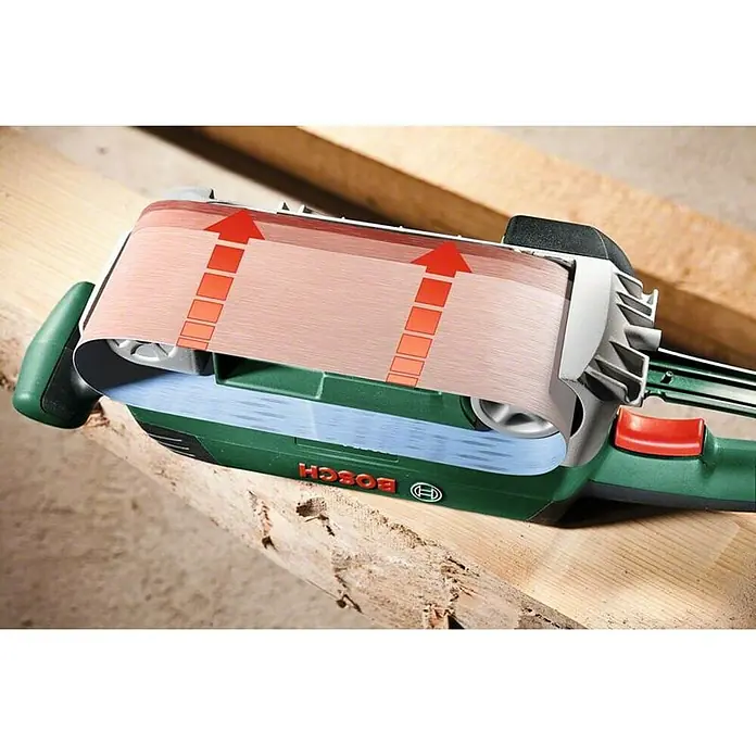 Bosch Tračna brusilica - 410 W, 710 W, 75 x 533 mm - Proizvod u upotrebi