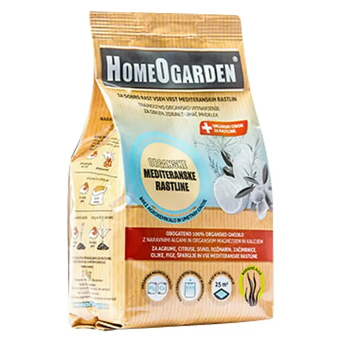 HomeOgarden Gnojivo za mediteranske biljke - 1 kg, Sadržaj je dovoljan za: 25 m² - Dijagonalni pogled
