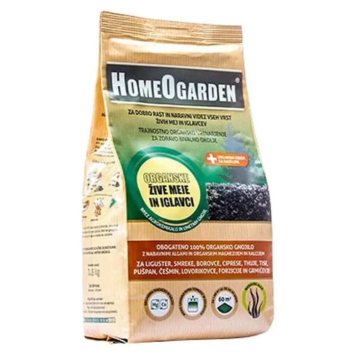 HomeOgarden Gnojivo za žive ograde - 2,5 kg, Sadržaj je dovoljan za: 60 m² - Dijagonalni pogled