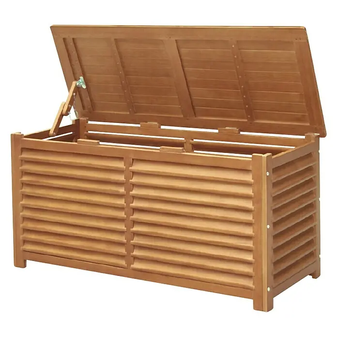 Sunfun Diana Vrtna kutija za pohranu - Smeđe boje, 127 x 51 x 62 cm, Drvo - Dijagonalni pogled