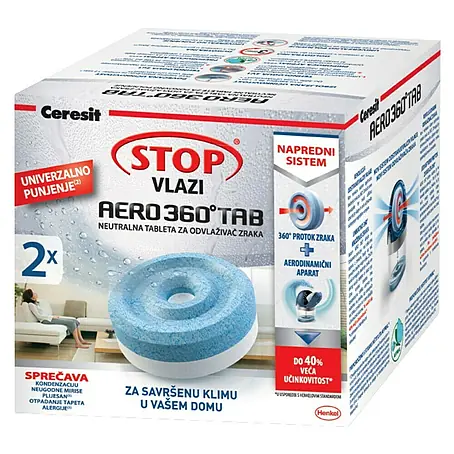 Ceresit  Tablete za odvlaživanje zraka STOP AERO 360