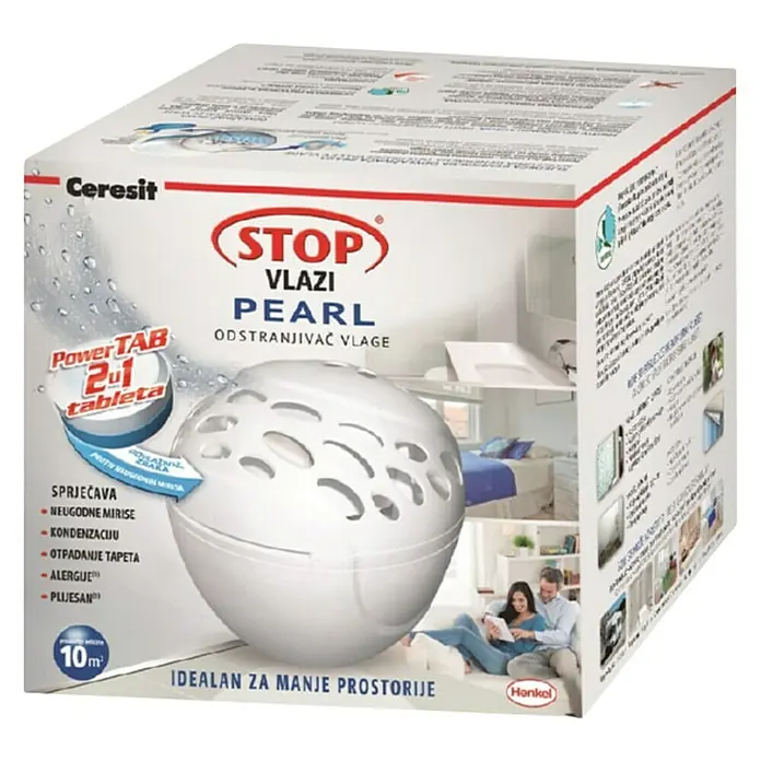 Ceresit Odvlaživač zraka STOP vlazi MICRO aparat + tableta - 300 g - Dijagonalni pogled