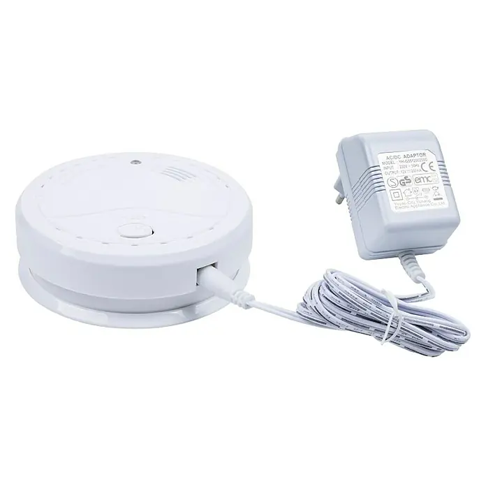 Smartwares Detektor plina - Promjer: 11 cm, Vrijeme rada baterije: 1 godina, Jačina alarmnog signala: 85 dB - Pogled sprijeda