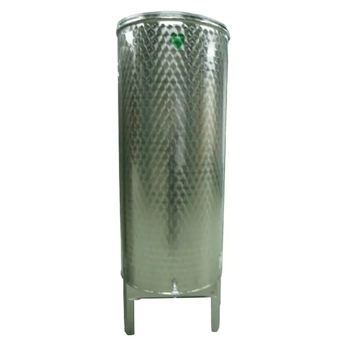 Vinska bačva INOX - 100 l - Pogled sprijeda