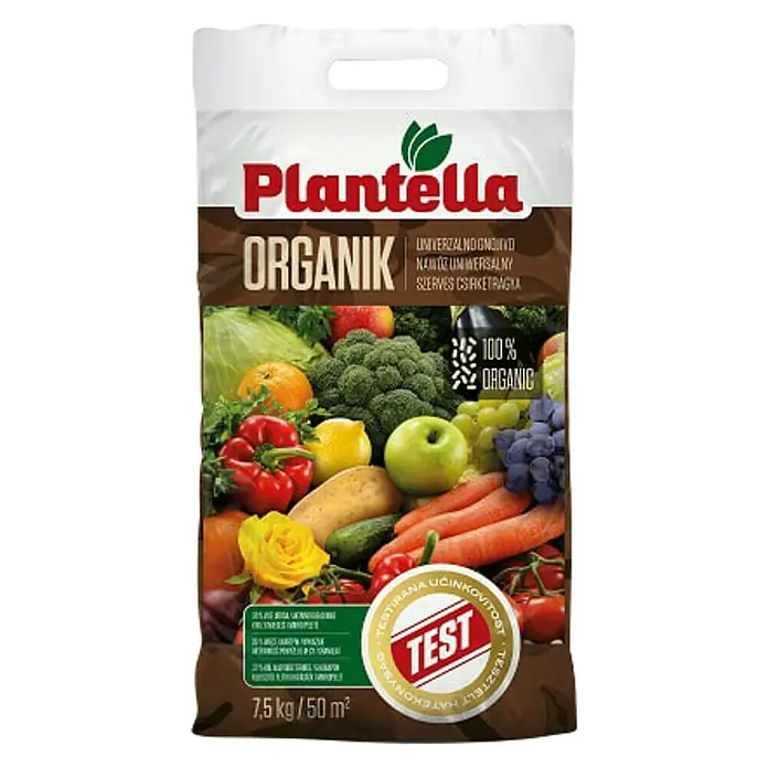Bio univerzalno gnojivo za vrt - 7,5 kg, Sadržaj je dovoljan za: 50 m² - Pogled sprijeda
