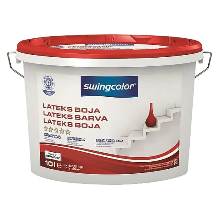 swingcolor Lateks boja - Bijele boje - Pogled sprijeda