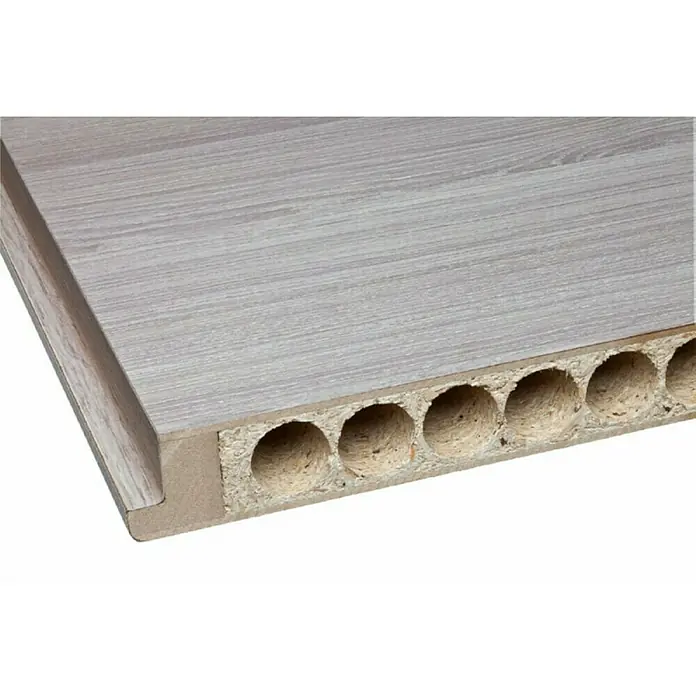 Geta Door Sobna vrata Lamineo GLN38 - D x Š x V: 39 x 650 x 2.000 mm, DIN lijevo, Srebrni hrast - Detaljan prikaz