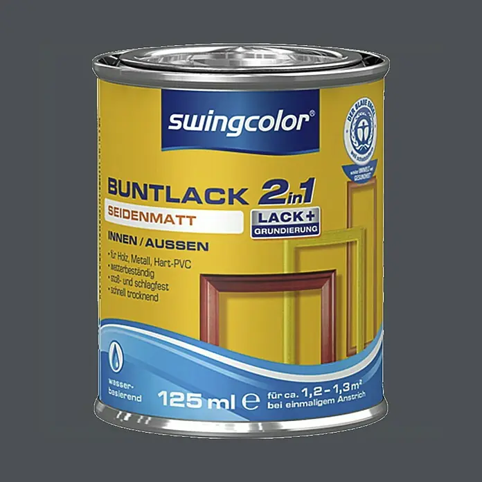 swingcolor Lak u boji 2u1 - Boja: Antracit, 125 ml - Detaljan prikaz