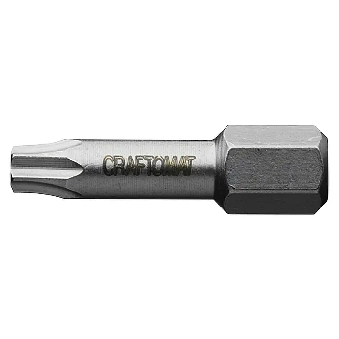 Craftomat Bit nastavak - TX 20, Plemeniti čelik - Pogled s lijeve strane