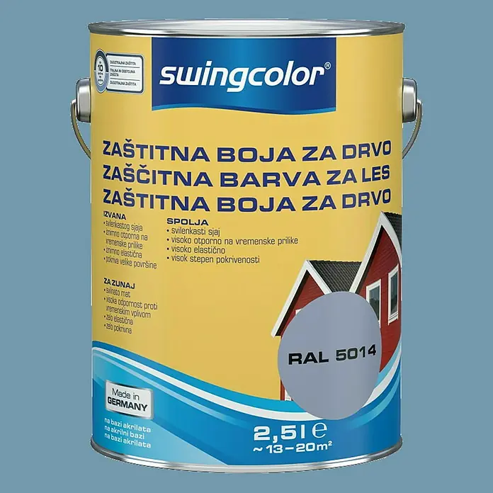 swingcolor Boja za zaštitu drveta - 2,5 l, Na bazi vode - Pogled sprijeda