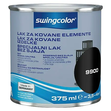 swingcolor  Lak u boji za kovane elemente
